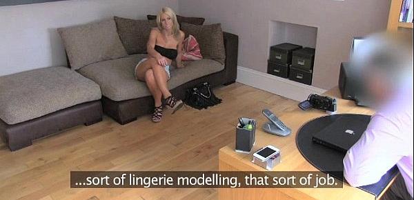  FakeAgentUK Busty MILF and her magic pussy causes premature problems